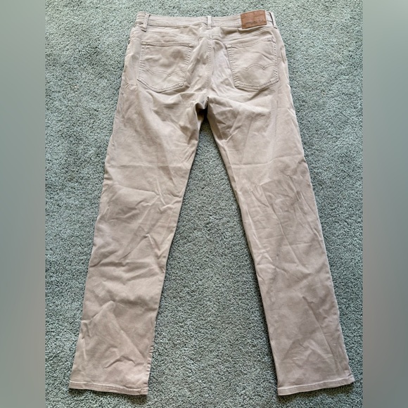 American Eagle Extreme Flex Slim Straight Tan Brown Pants Mens Size 34 Stretch - Picture 10 of 10
